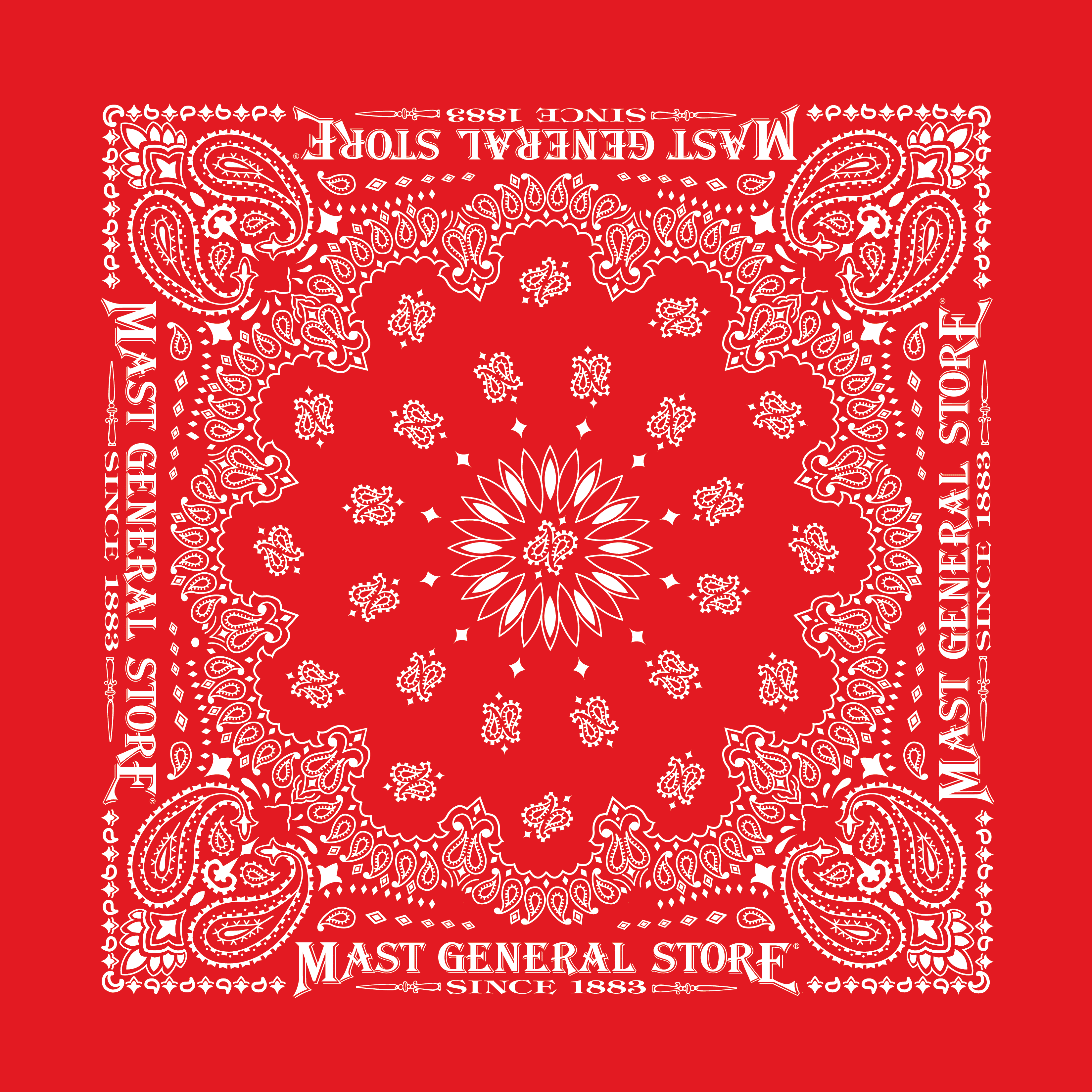 Mast General one-color - Red